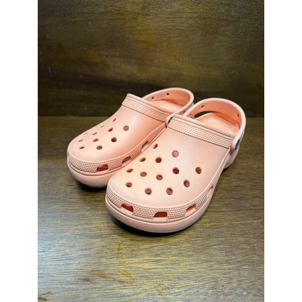 Crocs Classic Platform Clog Women 10 Comfy Lounge Retro Grunge Preppy Comfort - Picture 4 of 7